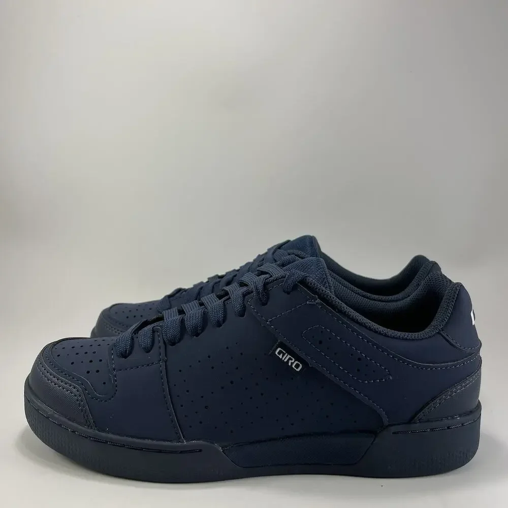 Giro Jacket II Cycling Shoes Navy Blue Mens Size 8 Flat Pedal MTB Vibram Soles